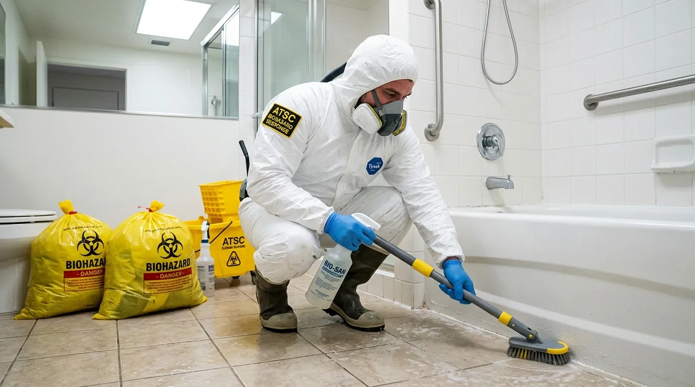 Decontamination equipment deployed for Blood Cleanup in Spotswood